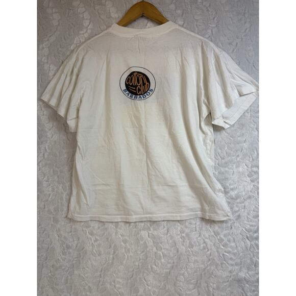 Vintage 80s Endless Summer Neon Beach Barbados Single Stitch T-Shirt Unisex M - Picture 5 of 11